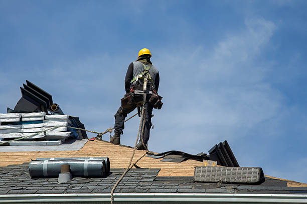 Professional Roof Replacement technician working in Cornish Flat, NH